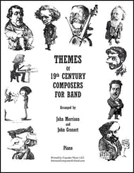 Themes of 19th Century Composers for Band Piano band method book cover Thumbnail